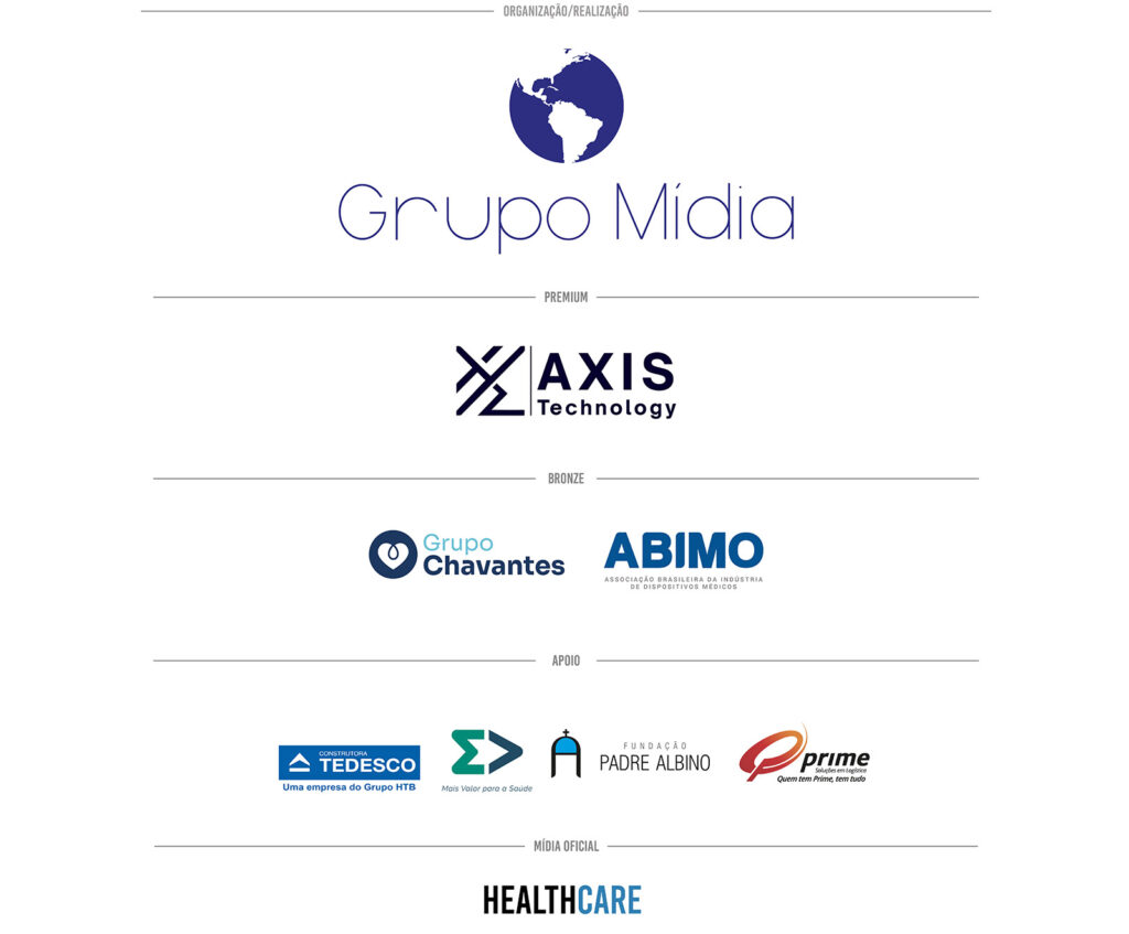Patrocinadores 100 Mais Influentes da Saúde 2025