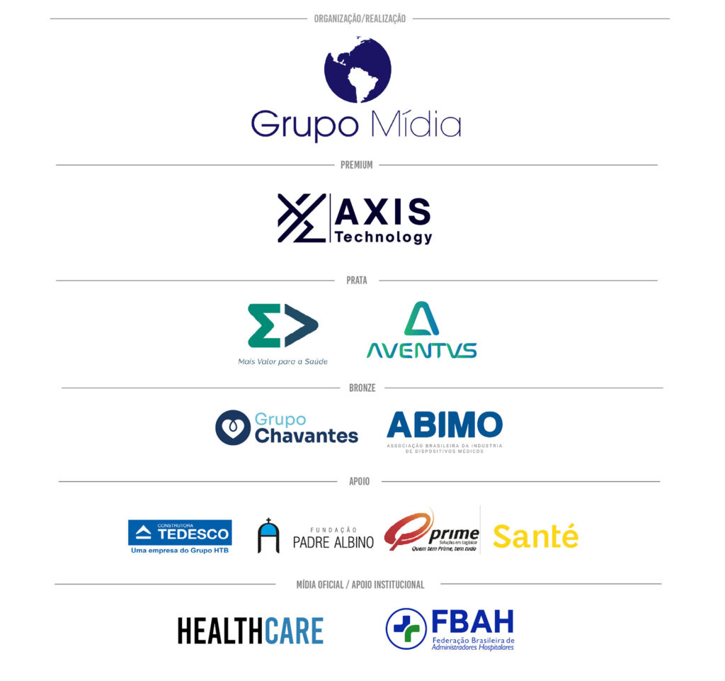 Patrocinadores 100 Mais Influentes da Saúde 2025