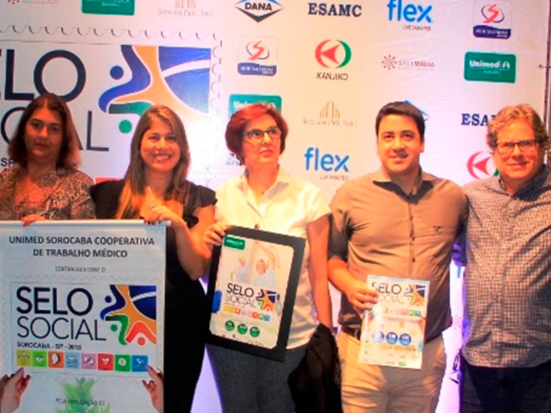Unimed Sorocaba recebe o Selo Social pelo quinto ano consecutivo