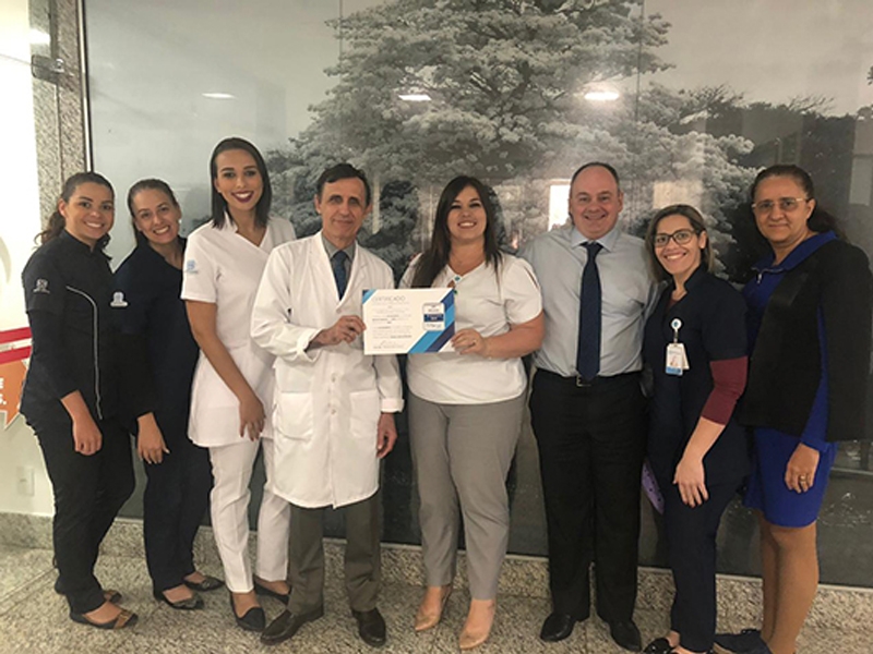 UTIs do Hospital Santa Marta conquistam o selo UTI Eficiente 2019