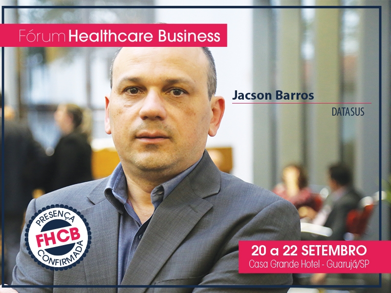 Jacson Barros, do DATASUS, palestrará no Fórum Healthcare Business 2019