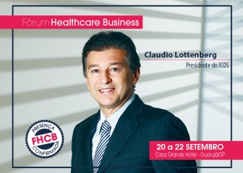 Claudio Lottenberg, presidente do ICOS, está confirmado no Fórum Healthcare Business 2019