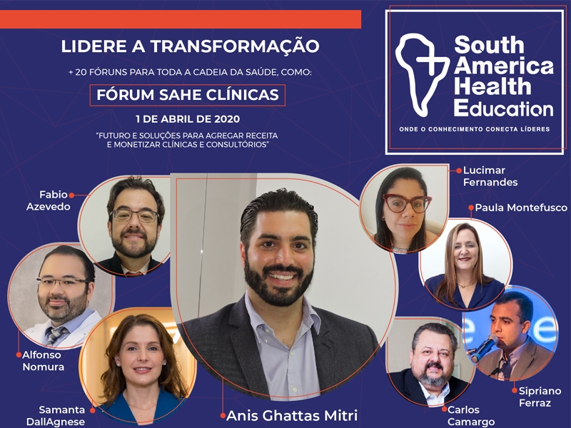 Fórum SAHE Clínicas abordará soluções para agregar receita e monetizar clínicas e consultórios
