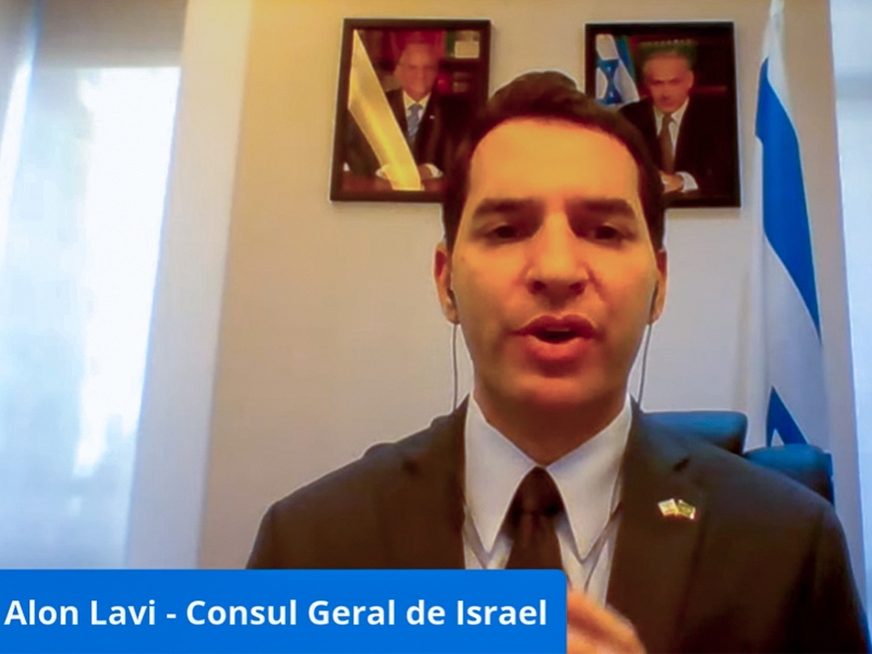 Cônsul Geral de Israel em São Paulo, Alon Lavi, participa de Live da HCM