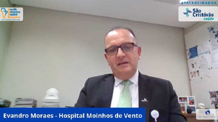 Evandro Moraes, do Moinhos de Vento, foi entrevistado na Maratona de Lives da SAHE’21