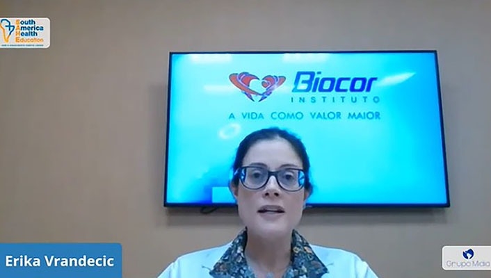 Erika Vrandecic, do Biocor, participa da Maratona de Lives da SAHE ’21