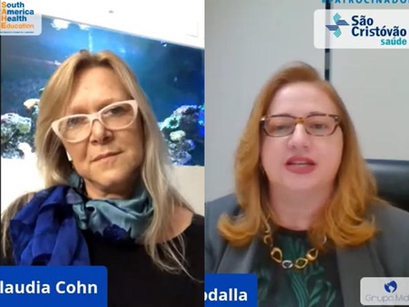 Lídia Abdalla, do Sabin Medicina Diagnóstica, foi entrevistada na Maratona de Lives da SAHE ‘21