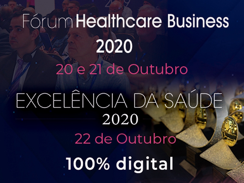 Excepcionalmente neste ano, Fórum HCB 2020 e prêmio Excelência da Saúde serão 100% digital