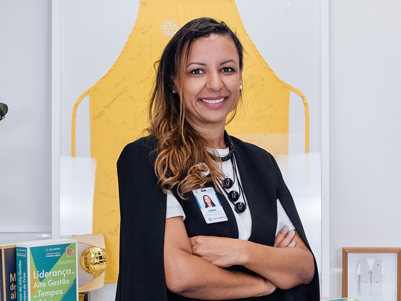 Vânia Bezerra, líder de Compromisso Social no HSL