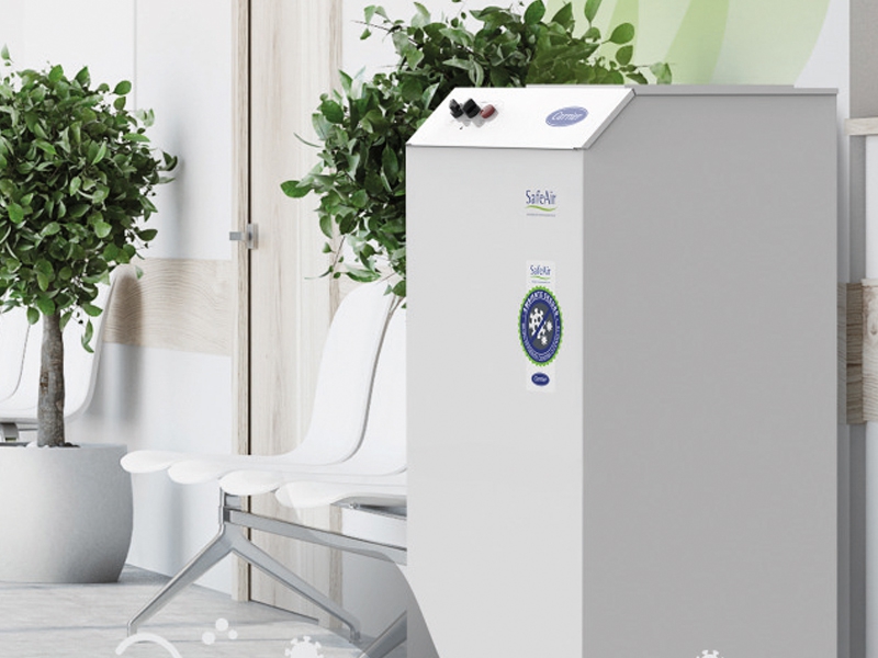 Novo sistema de purificação de ar portátil da Midea Carrier elimina vírus e bactérias, incluindo o SARS-CoV-2