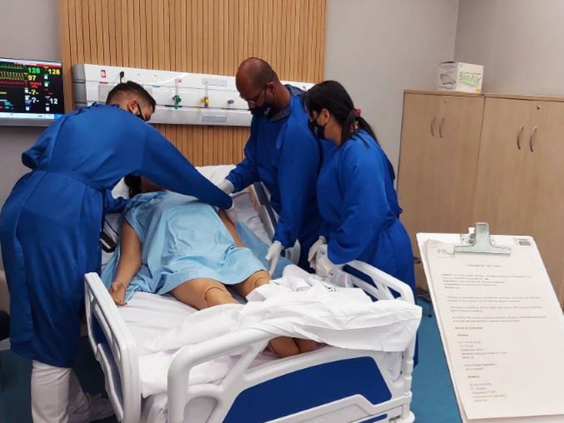 IEP Dona Cica realiza primeiro treinamento com manequins de alta fidelidade
