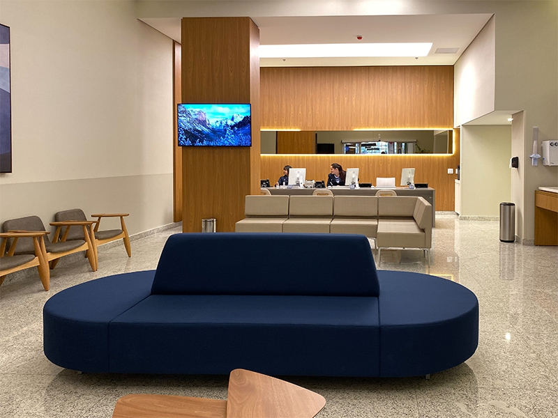 Teto realiza projeto mobiliário do Hospital Albert Einstein de Goiânia em apenas cinco meses