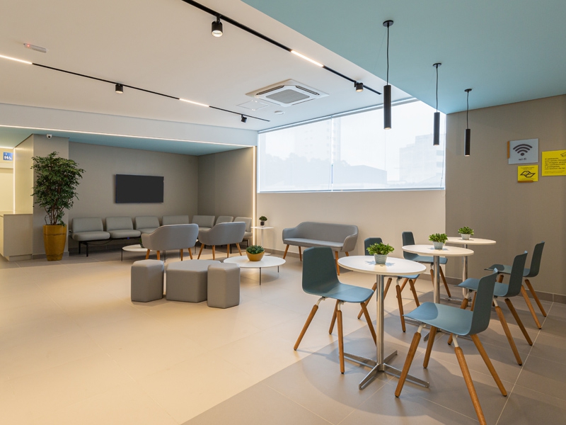 Flexibilidade e ambiente futurista são destaques do novo projeto da Build Health