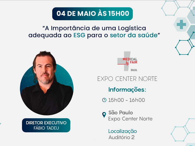 Grupo Master Express participará do conteúdo da Medical Fair Brasil