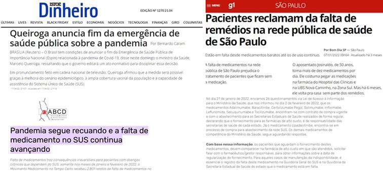 "Vítimas Politização do Ministério da Saúde na Pandemia", por Enio Salu 6