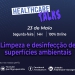 Healthcare TALKS aborda limpeza e desinfecção de superfícies ambientais