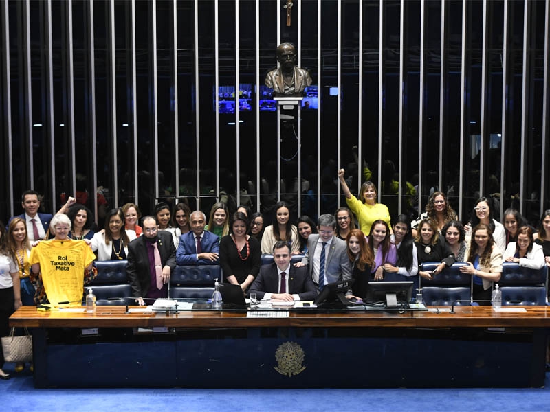 Senado aprova projeto que acaba com o rol taxativo da ANS