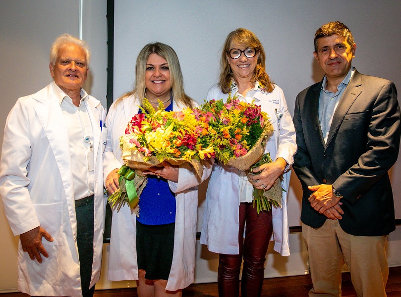 Posse da Diretoria Clínica e Comissão de Ética Médica 2025-2026 do Hospital Moinhos de Vento. FOTO: Marcos Nagelstein/Agência Preview.