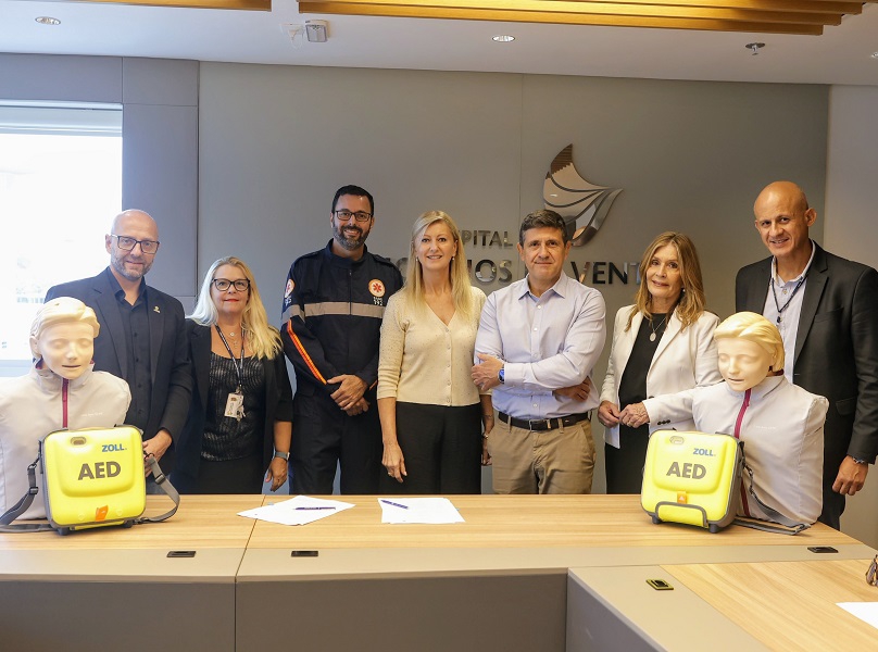 Hospital Moinhos de Vento doa equipamentos para o SAMU de Porto Alegre