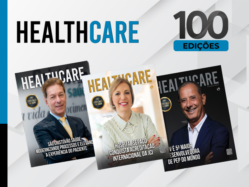 Healthcare Management lança sua 100ª edição com três capas especiais
