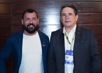 Edmilson Caparelli, presidente do Grupo Mídia e presidente da FBAH e Fernando Silveira Filho, Presidente Executivo da ABIMED